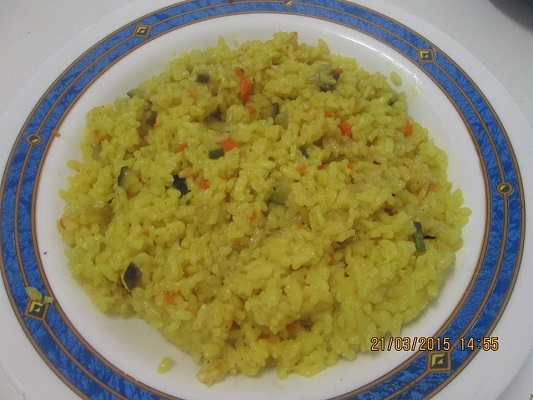 arroz verduras