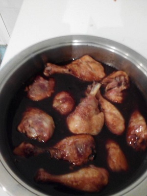 Pollo en salsa barbacoa (2)