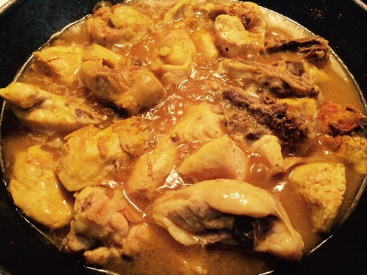 pollo curry estilo tai