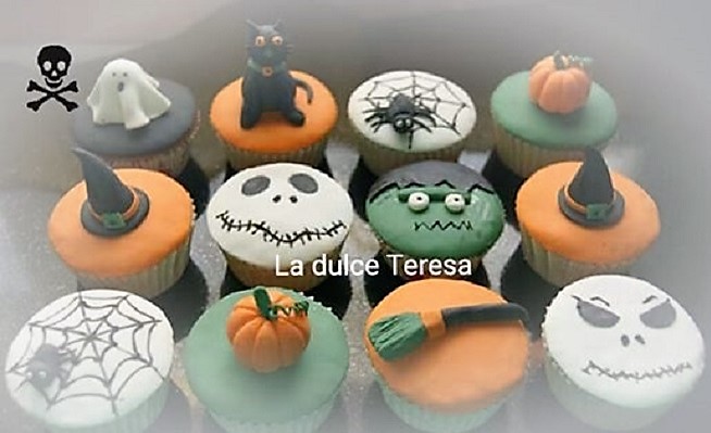 cupcakes boniato Halloween