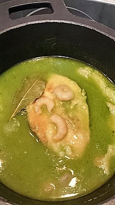 merluza salsa verde langostinos