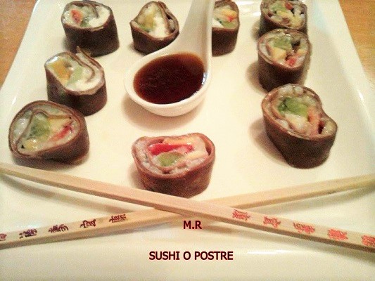 Sushi o postre