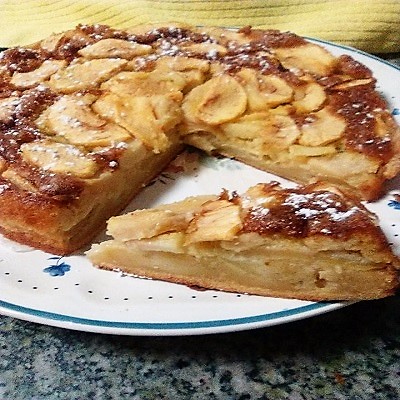 tarta de manzana francesa