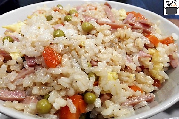 arroz tres delicias casero