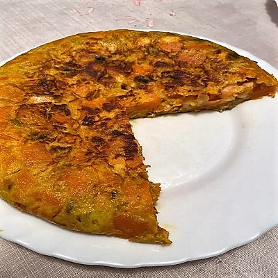 omelette de boniato